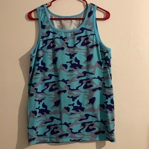 Men’s Blue Camouflage Tank